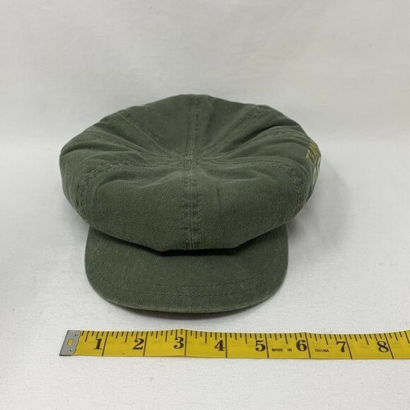Tokyo Disney Resorts - TEAM 28 Mickey Cabbie Style Green Cap Womens Hat - Picture 7 of 7